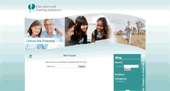 Desktop Screenshot of educationtrainingsolutions.com